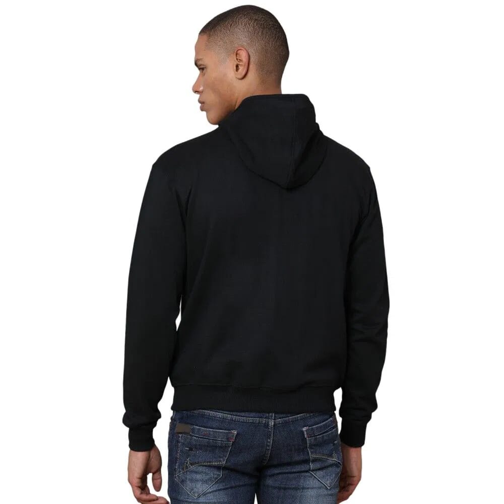 Greys&Blues Rocky Hoodie with Zip- Black